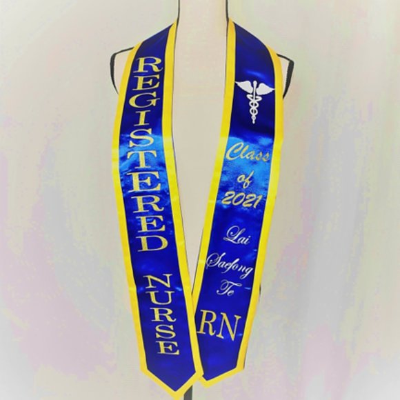 Personalized Graduation Stole Sash - Picture 2 of 7